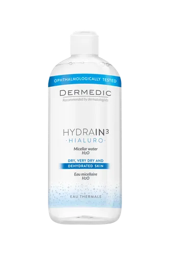 Dermedic Hydrain 3 Hialuro, Płyn micelarny H2O - 1