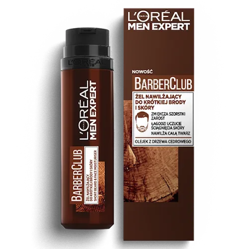 L'Oreal Paris Men Expert, Barber Club, Nawilżający żel do krótkiej brody i skóry