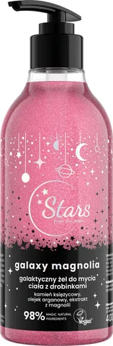Stars from the stars Galaktyczny żel do mycia ciała z drobinkami `Galaxy Magnolia`