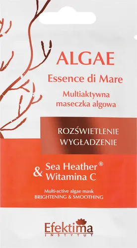 Efektima Algae Essence di Mare, Rozświetlenie i Wygładzenie, Multiaktywna maseczka algowa