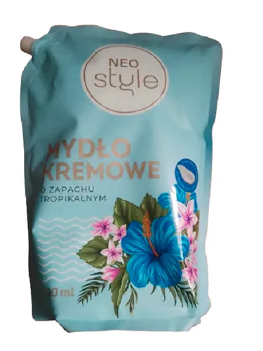 Neo Style Kremowe mydło  z ekstraktem z alg i soli morskiej o zapachu tropikalnym