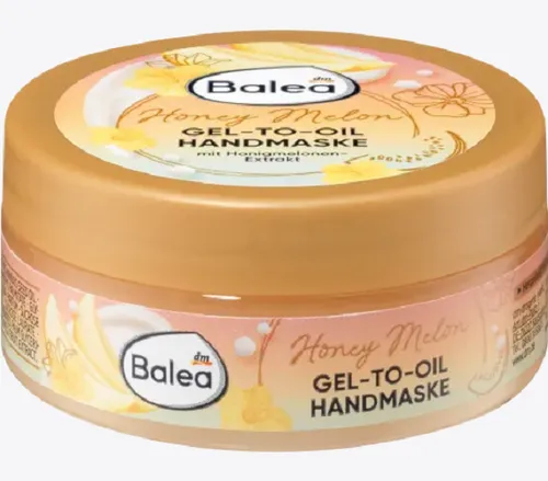 Balea Honey Melon, Gel-to-Oil Handmaske (Maska do rąk)