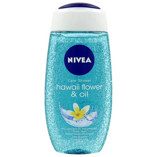 Nivea Hawaii Flower & Oil, Pielęgnujący żel pod prysznic (stara wersja)