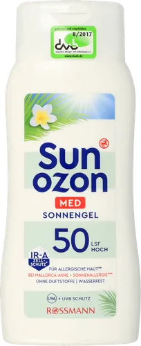 SunOzon Med, Sonnengel LSF 50 (Żel przeciwsłoneczny SPF 50)