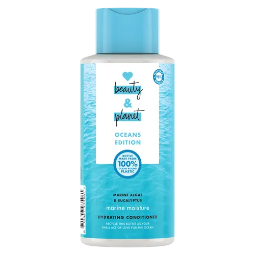Love Beauty and Planet Oceans Edition,  Marine Moisture, Hydrating Conditioner (Odżywka do włosów suchych i matowych `Algi morskie i eukaliptus`) - 1