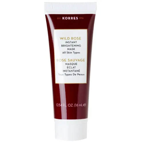 Korres Wild Rose, Instant Brightening & Illuminating Vitamin C Mask (Rozjaśniająca maseczka dla wszystkich rodzajów skóry z olejkiem z dzikiej róży)