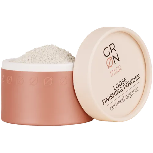 GRN - Shades of Nature (GRON) Loose Finishing Powder Snow White (Sypki puder wykańczający makijaż transparentny)