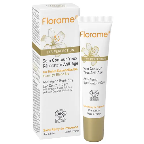 Florame Lys Perfection, Soin Contour des Yeux Reparateur (Odbudowujący krem pod oczy)