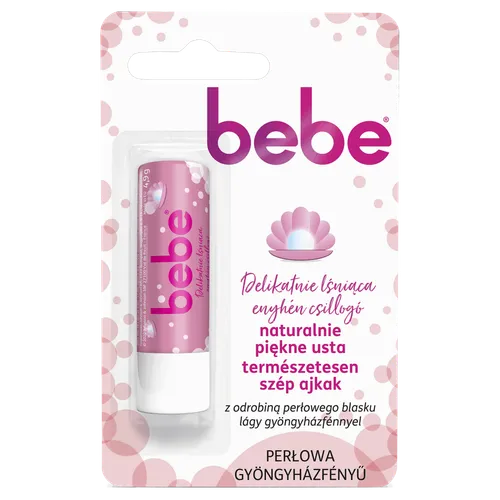 Bebe (Young Care) Lip Balm (Pielęgnacyjna pomadka do ust perłowa `Delikatnie lśniąca` (nowa wersja))