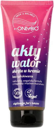 OnlyBio Hair in Balance, Aktywator skrętu do włosów w kremie bez spłukiwania