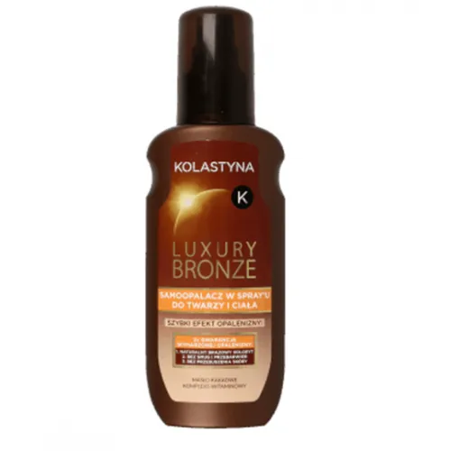 Kolastyna Luxury Bronze, Samoopalacz w sprayu do twarzy i ciała - 1