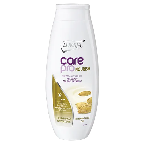 Luksja Care Pro, Nourish, Mleczko pod prysznic z olejem z pestek dyni