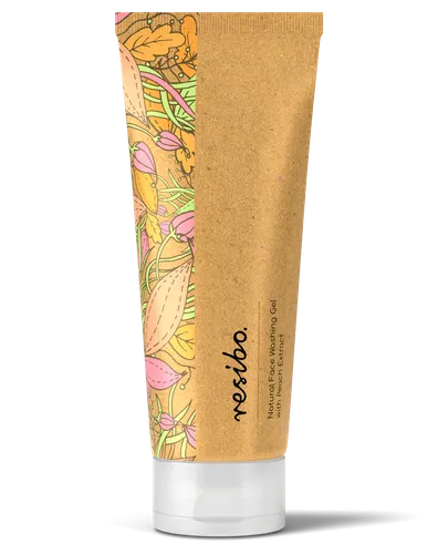 Resibo Rich Peach, Natural Face Washing Gel (Naturalny żel myjący do twarzy z ekstraktem z brzoskwini) - 2