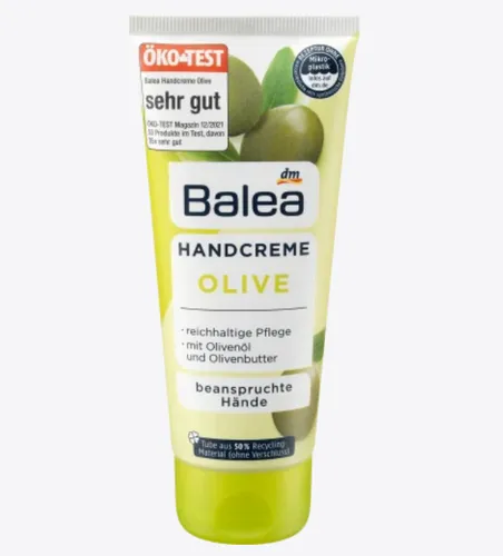 Balea Handcreme Olive (Krem do rąk z oliwą z oliwek i masłem oliwkowym) - 1