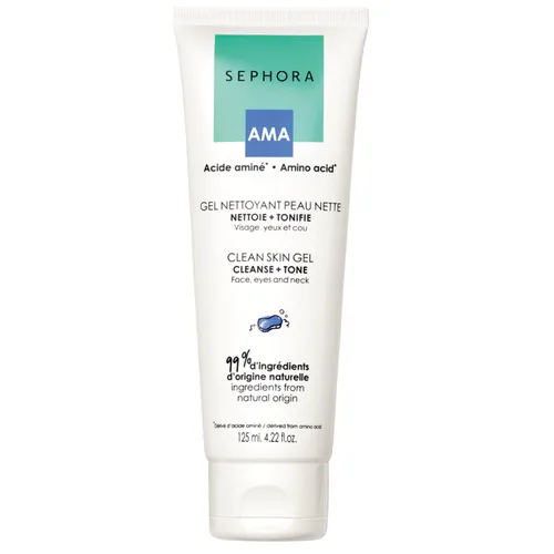 Sephora Collection, AMA Acide Amine Gel Nettoyant Peau Nette [Amino Acid Clean Skin Gel] (Żel do mycia twarzy)