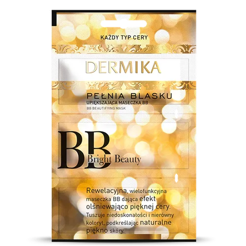 Dermika BB Bright Beauty, Upiększająca maseczka BB `Pełnia blasku`