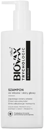 L'biotica Biovax Trychologic, Siwienie, Szampon do włosów i skóry głowy