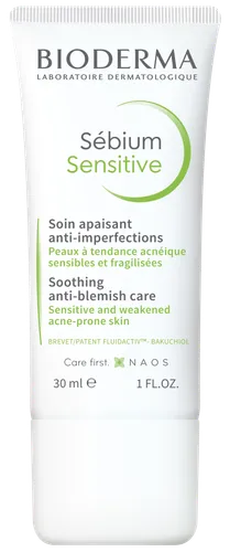 Bioderma Sebium Sensitive (Łagodzący krem do skóry trądzikowej) - 1