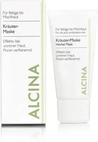Alcina Herbal Mask for Oily Skin (Maseczka ziołowa przeciw błyszczeniu i rozszerzonym porom)