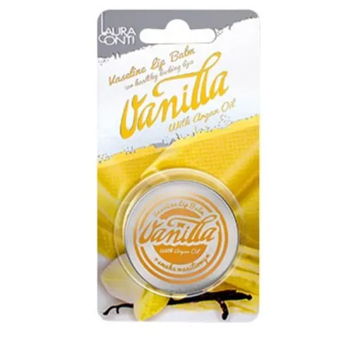 Laura Conti Vaseline Lip Balm Vanilla (Wazelinowy balsam do ust `Wanilia`) - 1