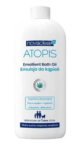 Novaclear Atopis, Emolient Bath Oil (Emulsja do kąpieli)