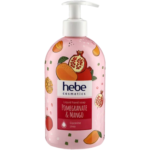 Hebe Cosmetics, Liquid Hand Soap Pomegranate & Mango (Mydło w płynie `Granat i mango`)