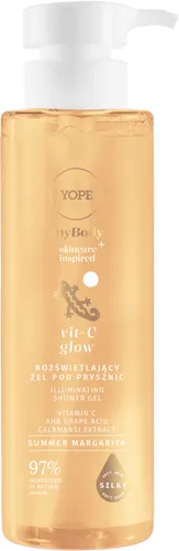 Yope My Body Skincare Inspired, Vit-C Glow, Rozświetlający żel pod prysznic