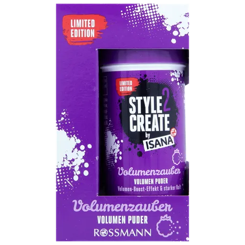 Isana Style 2 Create, Volumenzauber Volumen Puder (Puder do włosów dodający objętości) - 3
