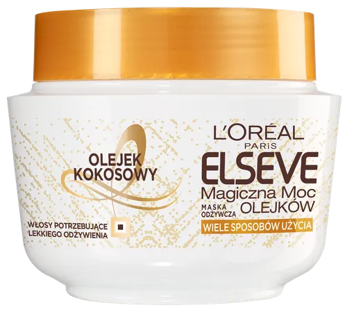 L'Oreal Paris Elseve, Magiczna Moc Olejków, Maska odżywcza z olejkiem kokosowym - 2