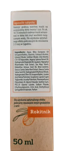 Botame Maska do twarzy regenerująca `Rokitnik` - 2
