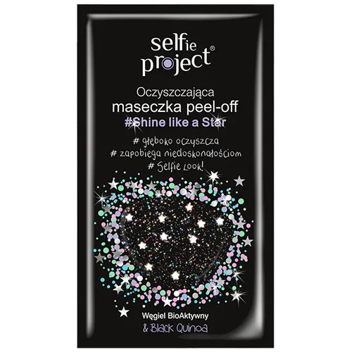Selfie Project Shine like a Star, Oczyszczająca maseczka peel-off