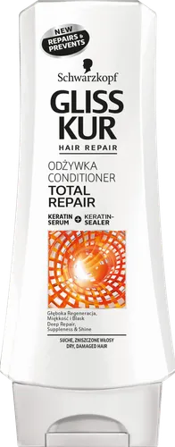 Schwarzkopf Gliss Total Repair, Conditioner, Odżywka do włosów suchych i zniszczonych (nowa wersja) - 2