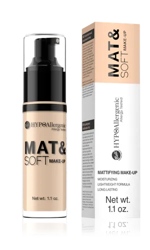 Bell HYPOAllergenic, Mat & Soft Make - Up (Podkład matujący do twarzy) - 1
