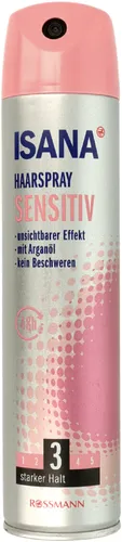 Isana Sensitiv Haarspray (Lakier do włosów z olejem arganowym)
