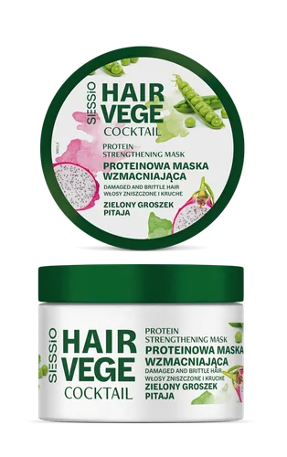 Sessio Hair Vege Cocktail, Protein Strengthening Mask (Proteinowa maska wzmacniająca) - 1