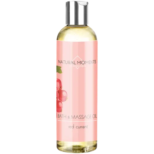 Organique Natural Moments by Organique, Bath & Massage Oil Red Currant (Olejek do kąpieli i masażu ciała)