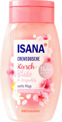 Isana Natur Geheimnisse, Kirsch-Blute & Reismilch Cremedusche (Tajemnice natury, Żel pod prysznic `Kwiat wiśni i mleko ryżowe`) - 2