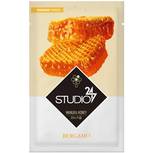 Bergamo Specialist Studio 24, Manuka Honey Sheet Mask (Maska z miodem manuka do twarzy)