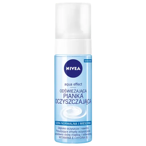 Nivea Aqua Effect, Pianka oczyszczająca do skóry normalnej i mieszanej