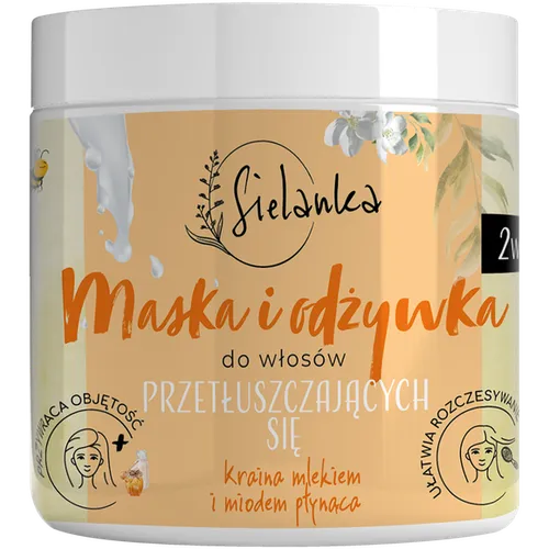 Sielanka Maska i odżywka 2w1 do włosów przetłuszczających się