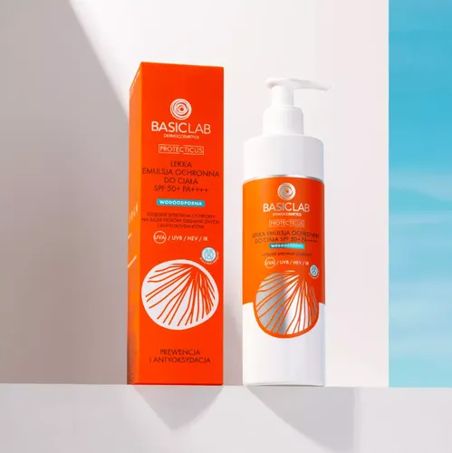 BasicLab Dermocosmetics Protecticus, Lekka emulsja ochronna do ciała SPF 50+ PA++++ - 2
