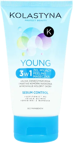 Kolastyna Young, Żel + peeling + maseczka 3 w 1 - 1