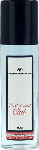 Tom Tailor East Coast Club Man, Deodorant Natural Spray (Dezodorant perfumowany)