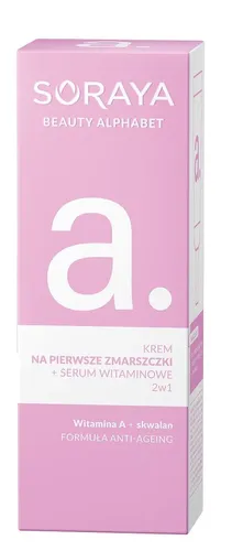 Soraya Beauty Alphabet, A, Krem na pierwsze zmarszczki + serum witaminowe 2w1