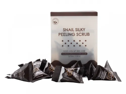Mizon Snail Silky Peeling Scrub (Peeling do twarzy z mucyną ślimaka)