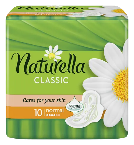 Naturella Classic Normal Camomile, Podpaski higieniczne ze skrzydełkami