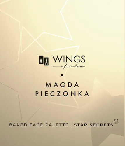 AA Wings of Color Star Secrets, by Magda Pieczonka, Baked Face Palette (Wypiekana paleta do konturowania twarzy) - 2