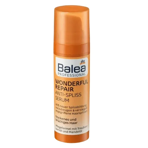 Balea Wonderful Repair, Anti-Spliss Serum (Serum odżywcze do włosów)