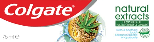 Colgate Natural Extracts, Hemp Seed Oil Toothpaste (Pasta do zębów olej z nasion konopi)