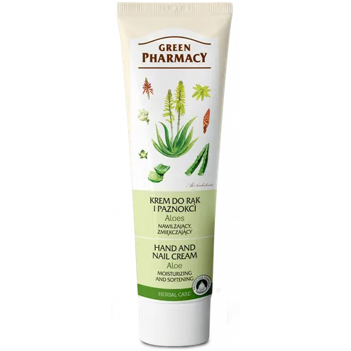 Green Pharmacy Krem do rąk i paznokci `Aloes` - 1